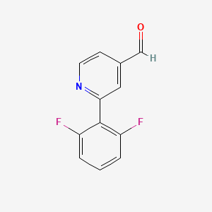 2-(2,6-Difluoro-phenyl)-pyridine-4-carbaldehyde