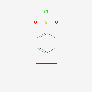 molecular formula C10H13ClO2S B083295 4-tert-Butylbenzenesulfonyl chloride CAS No. 15084-51-2