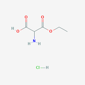 molecular formula C5H10ClNO4 B8329505 2-Amino-3-ethoxy-3-oxopropanoic acid hydrochloride 