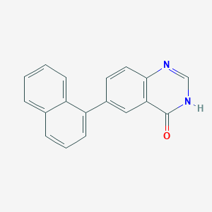 6-(Naphthalene-1-yl)-3H-quinazolin-4-one