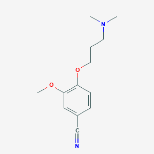 4-(3-Dimethylamino-propoxy)3-methoxy-benzonitrile