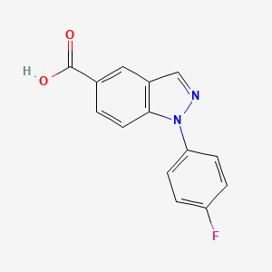 1-(4-fluorophenyl)-1H-indazole-5-carboxylic acid