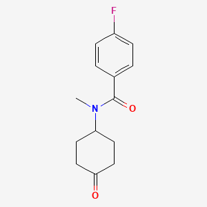 4-(N-methyl-4-fluorobenzamido)-cyclohexanone