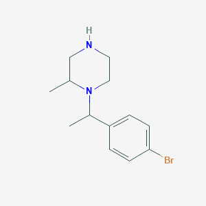 1-[1-(4-Bromo-phenyl)-ethyl]-2-methyl-piperazine