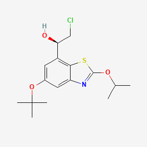 (R)-1-(5-tert-Butoxy-2-isopropoxy-benzothiazol-7-yl)-2-chloro-ethanol