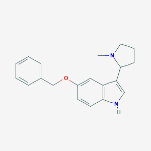 molecular formula C20H22N2O B083298 5-(Benzyloxy)-3-(1-methyl-2-pyrrolidinyl)-1H-indole CAS No. 14226-68-7