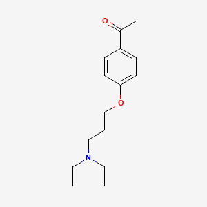 1-(4-[3-(Diethylamino)propoxy]phenyl)ethanone