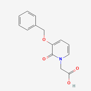 2-Oxo-3-(benzyloxy)pyridine-1(2H)-acetic acid