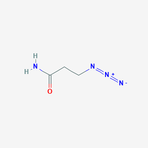 molecular formula C3H6N4O B8329898 3-Azidopropanamide 