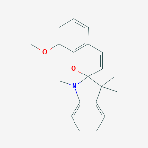 molecular formula C20H21NO2 B083299 1,3,3-Trimethylindolino-8'-methoxybenzopyrylospiran CAS No. 13433-31-3