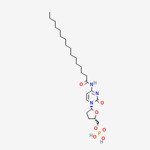 [(2s,5r)-5-[4-(Hexadecanoylamino)-2-oxo-pyrimidin-1-yl]tetrahydrofuran-2-yl]methyl dihydrogen phosphate