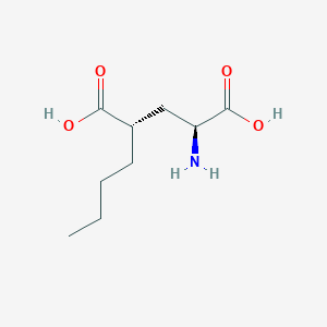 molecular formula C9H17NO4 B083302 (4S)-4-butyl-L-glutamic acid CAS No. 14344-45-7