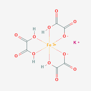 molecular formula C6FeO12.3K<br>C6FeK3O12 B083303 Tripotassium tris(oxalato)ferrate CAS No. 14883-34-2