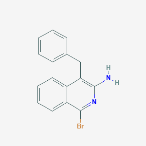 molecular formula C16H13BrN2 B083304 4-Benzyl-1-bromoisoquinolin-3-amine CAS No. 13130-81-9