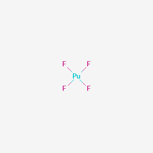 molecular formula F4Pu B083308 Plutonium tetrafluoride CAS No. 13709-56-3