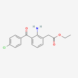 Ethyl [2-amino-3-(4-chlorobenzoyl)phenyl]acetate