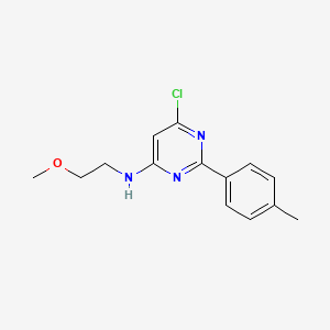 4-Chloro-6-[2-(methoxy)ethylamino]-2-(4-tolyl)pyrimidine