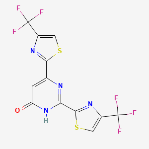 2,6-Bis(4-(trifluoromethyl)thiazol-2-yl)pyrimidin-4-ol