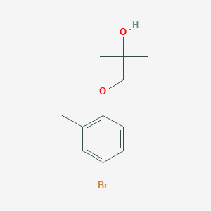 1-(4-Bromo-2-methylphenoxy)-2-methylpropan-2-ol
