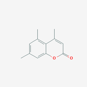 molecular formula C12H12O2 B083314 4,5,7-Trimethyl-2H-chromen-2-one CAS No. 14002-91-6