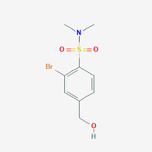 3-Bromo4-(N,N-dimethylsulfamoyl)benzyl alcohol
