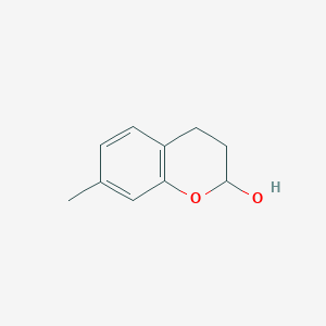molecular formula C10H12O2 B8332063 2-Hydroxy-7-methylchroman 