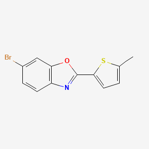 6-Bromo-2-(5-methyl-thiophen-2-yl)-benzoxazole