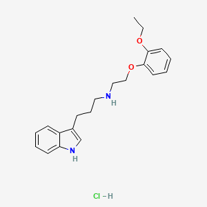 [3-(1H-indol-3-yl)prop-1-yl][2-(2-ethyloxyphenoxy)ethyl]amine hydrochloride