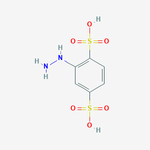 2-Hydrazino-1,4-benzenedisulfonic acid