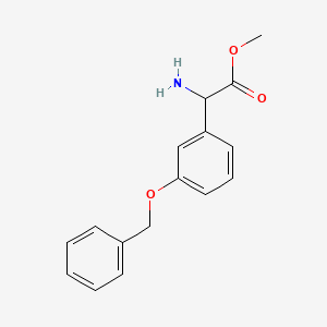 Methyl 2-amino-2-(3-(benzyloxy)phenyl)acetate
