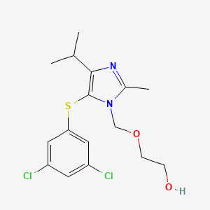 2-[5-(3,5-Dichloro-phenylsulfanyl)-4-isopropyl-2-methyl-imidazol-1-ylmethoxy]-ethanol
