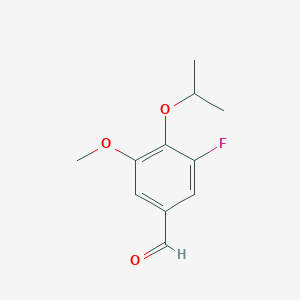 3-Fluoro-4-isopropoxy-5-methoxybenzaldehyde