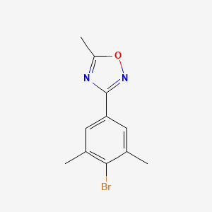 3-(4-Bromo-3,5-dimethyl-phenyl)-5-methyl-[1,2,4]oxadiazole