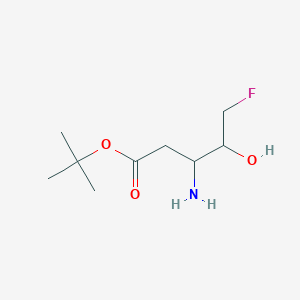 3-Amino-5-fluoro-4-hydroxy-pentanoic acid tert-butyl ester