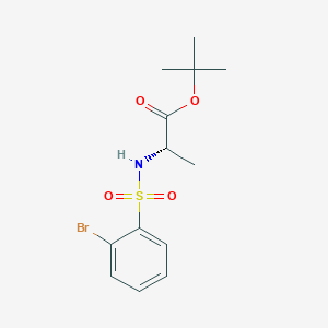 (S)-tert-butyl 2-(2-bromophenylsulfonamido)propanoate