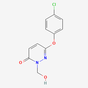 2-Hydroxymethyl-6-(4-chlorophenoxy)-3-pyridazinone