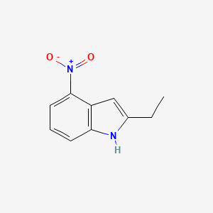 molecular formula C10H10N2O2 B8332575 2-ethyl-4-nitro-1H-indole 