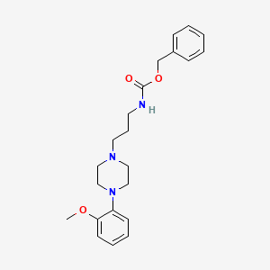 molecular formula C22H29N3O3 B8332593 Benzyl 3-[4-(2-methoxyphenyl)piperazin-1-yl]propylaminoformate 