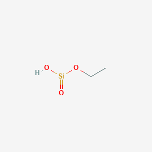 molecular formula C2H6O3Si B083326 Ethoxy(oxo)silanol CAS No. 11099-06-2