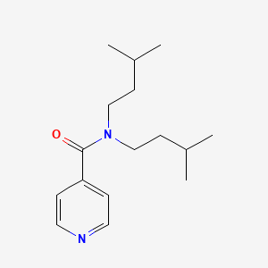 molecular formula C16H26N2O B8332605 N,N-diisopentylisonicotinamide 