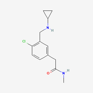 2-(4-Chloro-3-cyclopropylaminomethyl-phenyl)-N-methyl-acetamide