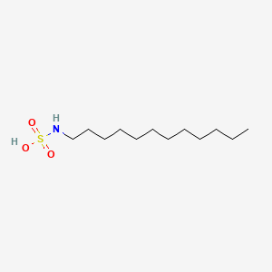 molecular formula C12H27NO3S B8332670 Dodecylsulfamic acid CAS No. 4855-39-4