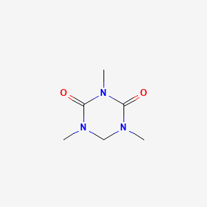 molecular formula C6H11N3O2 B8332714 1,3,5-Trimethyl-1,3,5-triazinane-2,4-dione CAS No. 41221-01-6