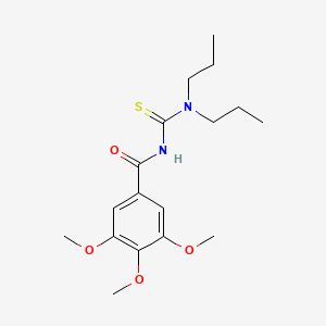 N-(dipropylcarbamothioyl)-3,4,5-trimethoxybenzamide