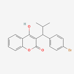 3-[1-(4-Bromophenyl)-2-methylpropyl]-4-hydroxycoumarin