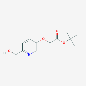 5-(t-Butoxycarbonylmethyl)oxy-2-hydroxymethylpyridine