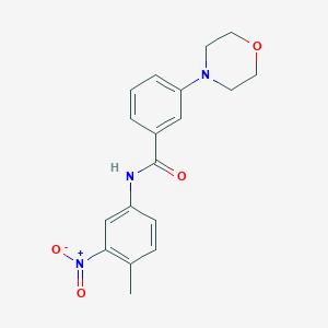 N-(3-nitro-4-methylphenyl)-3-morpholinobenzamide