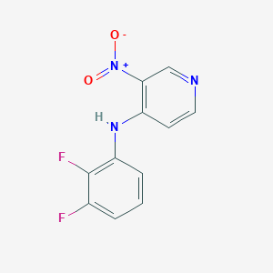 molecular formula C11H7F2N3O2 B8332887 N-(2,3-difluorophenyl)-3-nitropyridin-4-amine 