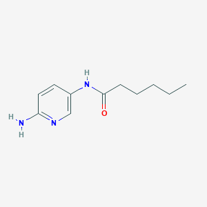 N-[6-amino-pyridin-3-yl]-hexanamide