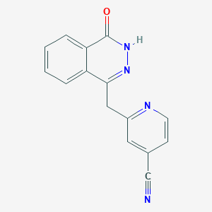 2-(4-Oxo-3,4-dihydro-phthalazin-1-ylmethyl)-isonicotinonitrile